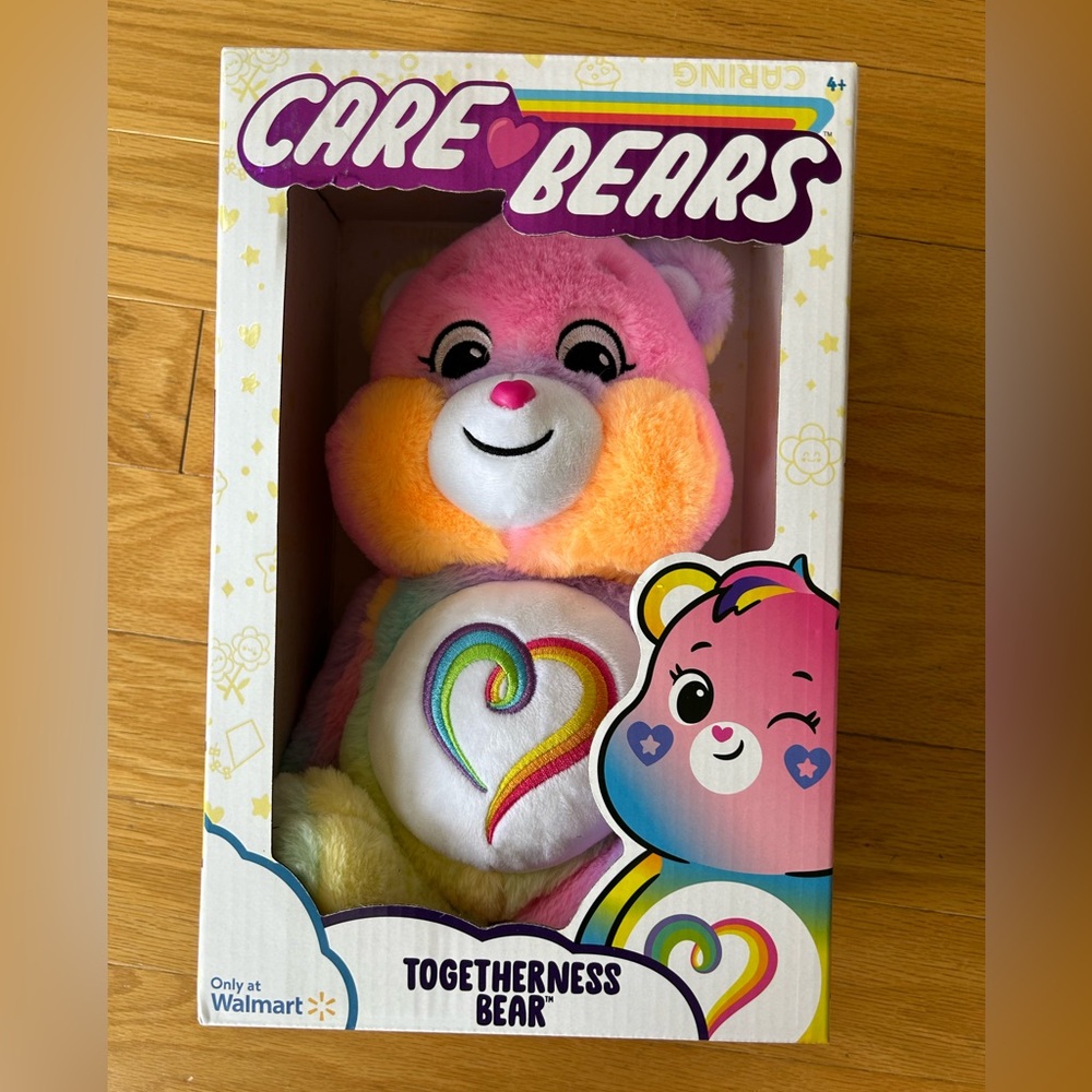 Brand New in Box 12” inch togetherness care bear